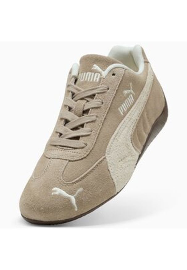 Puma Sneakersy Speedcat Elevated Wns 403619 02 Beżowy. Kolor: beżowy. Materiał: zamsz, skóra