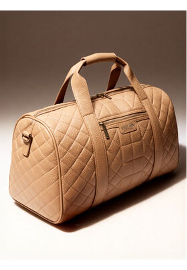 Nine West Torba weekendowa CEO-ELLIE-H241688 Beżowy. Kolor: beżowy. Materiał: materiał