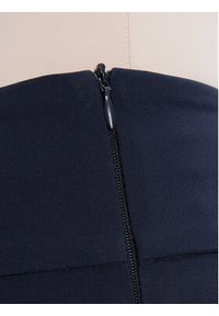 Rinascimento Spodnie materiałowe CFC0125318003 Granatowy Flare Fit. Kolor: niebieski. Materiał: syntetyk #5