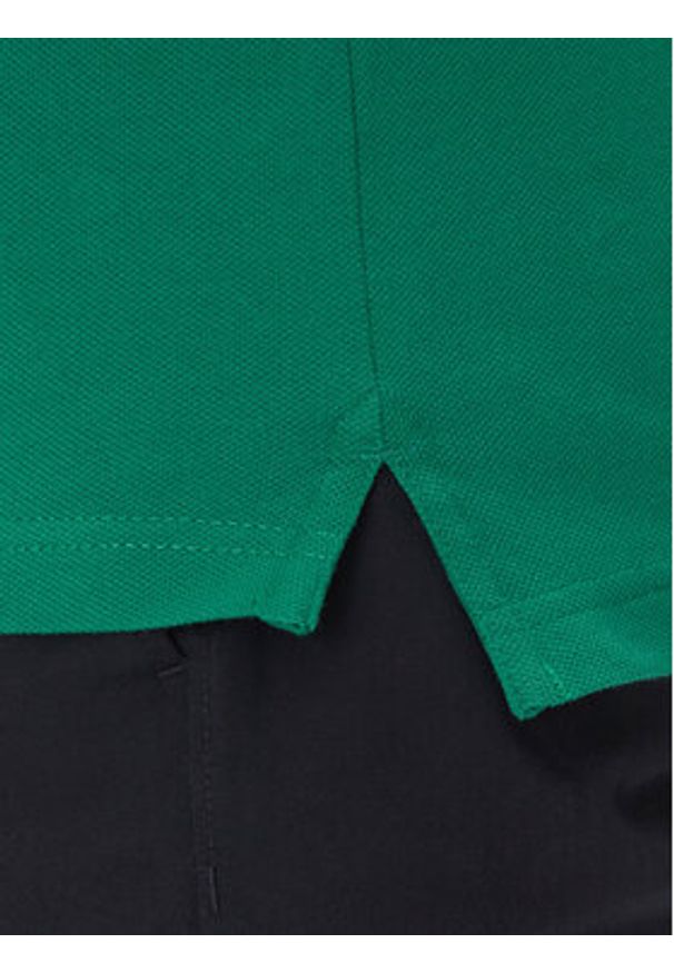 TOMMY HILFIGER - Tommy Hilfiger Polo 1985 MW0MW17771 Zielony Slim Fit. Typ kołnierza: polo. Kolor: zielony. Materiał: bawełna