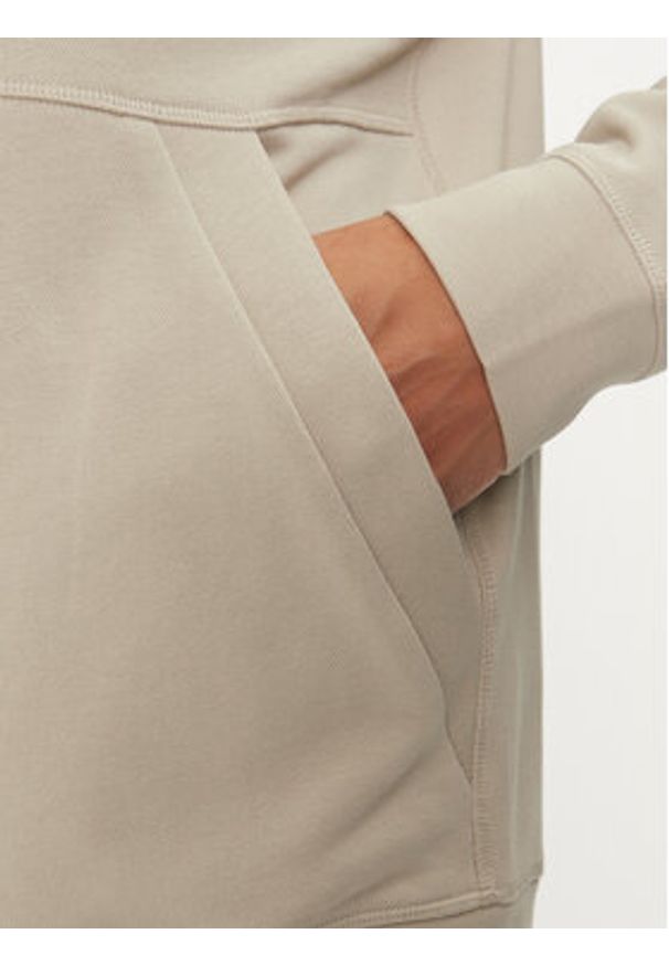 BOSS - Boss Bluza Zetalky 50508578 Beżowy Regular Fit. Kolor: beżowy. Materiał: bawełna