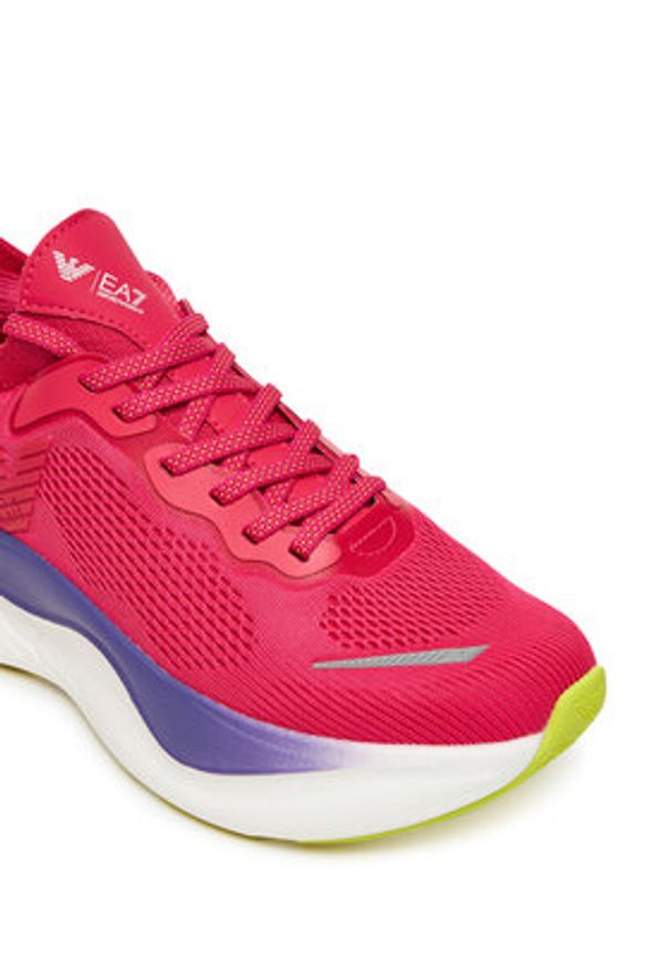 EA7 Emporio Armani Sneakersy X8X246 XK443 D135 Różowy. Kolor: różowy. Materiał: materiał