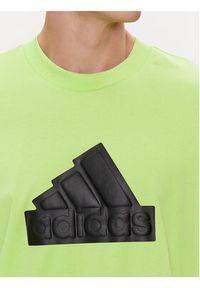 Adidas - adidas T-Shirt IN1627 Zielony Loose Fit. Kolor: zielony. Materiał: bawełna #3