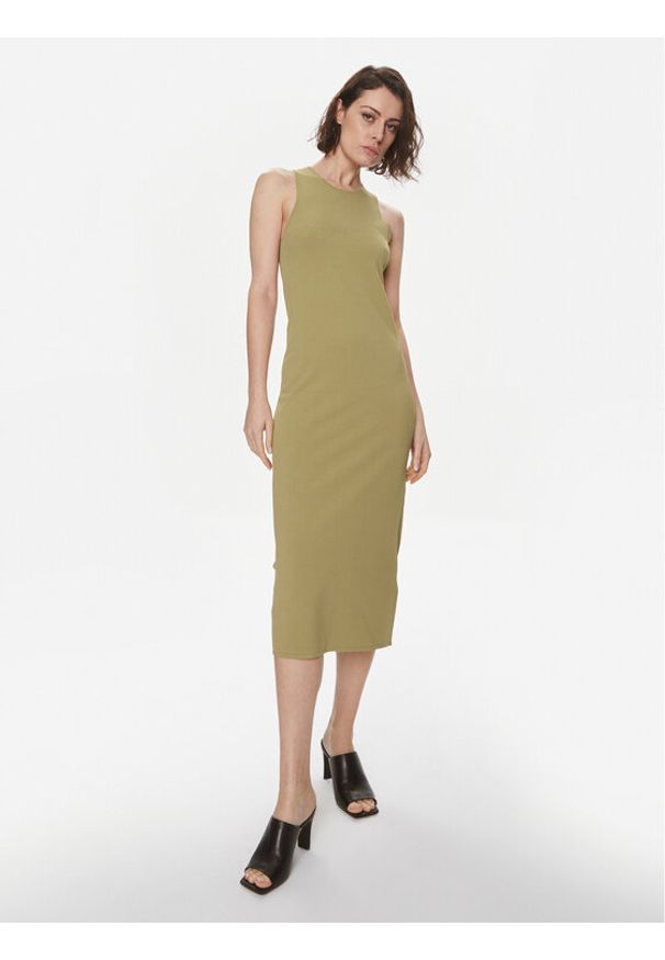 Weekend Max Mara Sukienka codzienna Astoria 2415321022 Zielony Slim Fit. Okazja: na co dzień. Kolor: zielony. Materiał: wiskoza. Typ sukienki: proste. Styl: casual