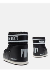 Śniegowce damskie Moon Boot ICON LOW NYLON. Kolor: czarny. Materiał: nylon #4