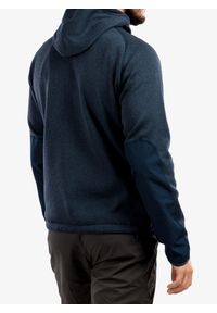 Fjällräven - Bluza z kapturem męska Fjallraven Ovik Fleece Hoodie. Typ kołnierza: kaptur. Kolor: niebieski