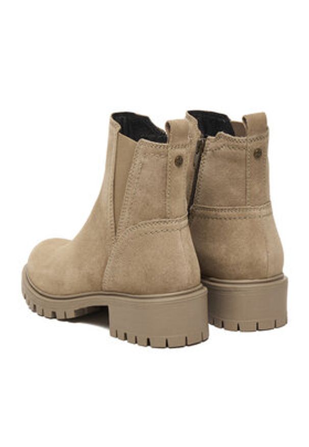 Lasocki Botki CEO-WI16-D-466-02 Beżowy. Kolor: beżowy. Materiał: skóra, zamsz