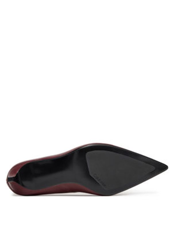 Calvin Klein Szpilki Ess Stiletto 70 HW0HW02607 Brązowy. Kolor: brązowy. Materiał: skóra. Obcas: na szpilce