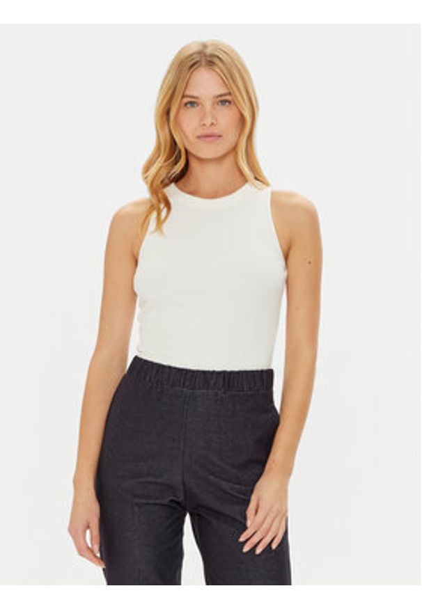 Max Mara Leisure Top Peggi 2426946068 Biały Regular Fit. Kolor: biały. Materiał: bawełna