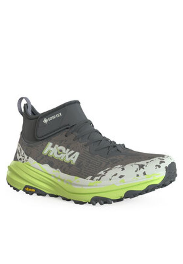 HOKA - Hoka Buty do biegania Speedgoat 6 Mid GTX GORE-TEX 1155152 Kolorowy. Materiał: materiał. Technologia: Gore-Tex. Wzór: kolorowy