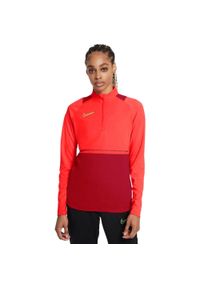 Bluza sportowa damska Nike Dri-Fit Academy. Kolor: czerwony. Technologia: Dri-Fit (Nike)