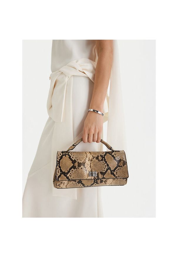 Gino Rossi - Torebka GINO ROSSI. Kolor: beżowy