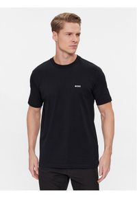 BOSS - Boss T-Shirt 50506373 Czarny Regular Fit. Kolor: czarny. Materiał: bawełna #1