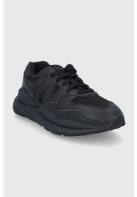 New Balance Buty M5740LL kolor czarny. Nosek buta: okrągły. Zapięcie: sznurówki. Kolor: czarny. Materiał: guma #4