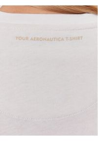 Aeronautica Militare T-Shirt 231TS2101DJ510 Biały Regular Fit. Kolor: biały. Materiał: bawełna #4