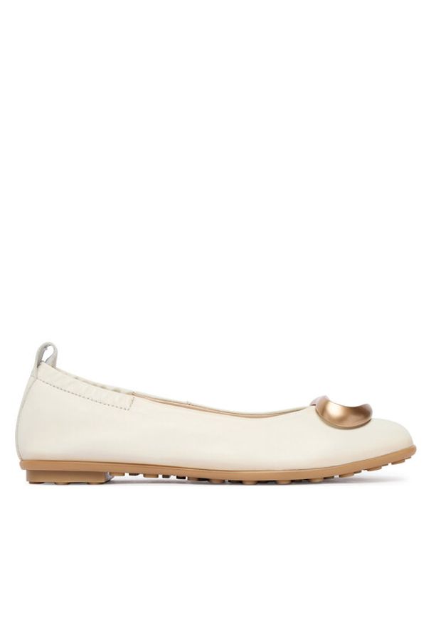 Hispanitas Baleriny HV263931 C004 Beżowy. Kolor: beżowy. Materiał: skóra