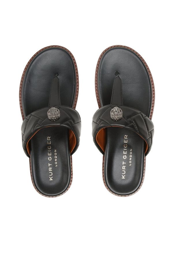 Japonki Kurt Geiger. Kolor: czarny
