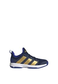 Adidas - Buty indoor dziecko adidas Stabil. Kolor: żółty, wielokolorowy, niebieski
