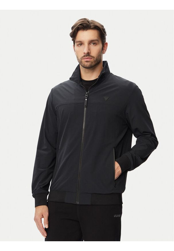 Guess Kurtka przejściowa Z6YL05 W3351 Czarny Regular Fit. Kolor: czarny. Materiał: syntetyk