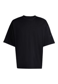 Adidas - Koszulka Soft Lux. Kolor: czarny. Sport: fitness