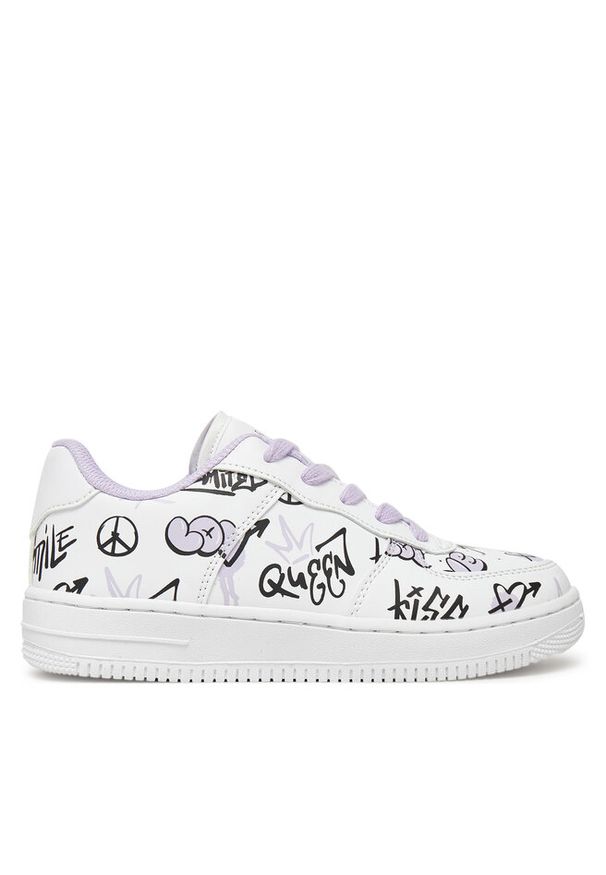 Sneakersy DeeZee. Kolor: biały