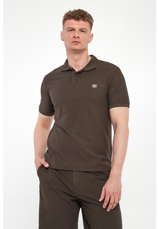 Emporio Armani Swimwear - Polo męskie EMPORIO ARMANI SWIMWEAR. Typ kołnierza: polo