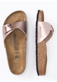 Birkenstock - BIRKENSTOCK MADRID BF Klapki damskie. Okazja: na co dzień, na spacer, do pracy. Kolor: różowy. Styl: casual #4