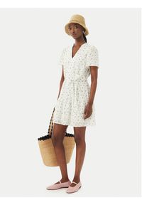 Vero Moda Sukienka codzienna Trine 10342726 Biały Regular Fit. Okazja: na co dzień. Kolor: biały. Materiał: bawełna. Typ sukienki: proste. Styl: casual #4