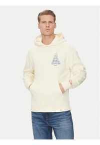 Hugo - HUGO Bluza 50535344 Écru Regular Fit. Materiał: bawełna #1