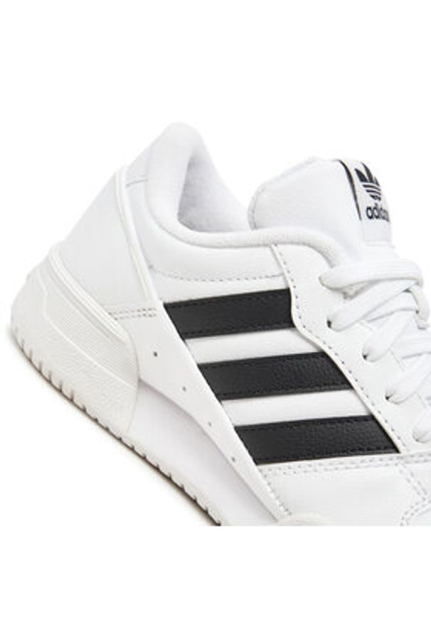 Adidas - adidas Sneakersy Team Court 2 Str J ID6631 Biały. Kolor: biały. Materiał: skóra