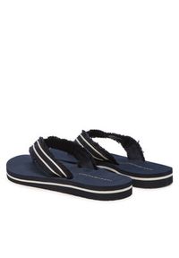 TOMMY HILFIGER - Tommy Hilfiger Japonki TH Webbing Beach Sandal FW0FW08739 Granatowy. Kolor: niebieski. Materiał: materiał #4