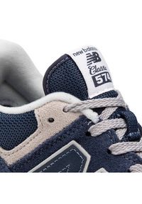 New Balance Sneakersy GC574EVN Granatowy. Kolor: niebieski. Materiał: skóra, zamsz