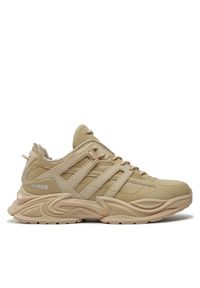 Sneakersy Guess. Kolor: beżowy