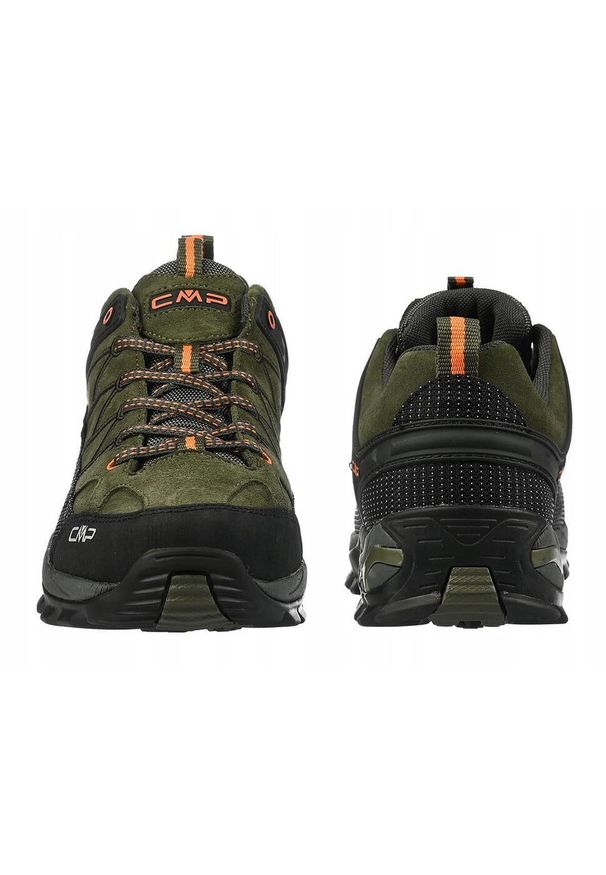 Buty trekkingowe dla mężczyzn CMP Rigel low. Kolor: zielony. Materiał: zamsz. Sport: turystyka piesza