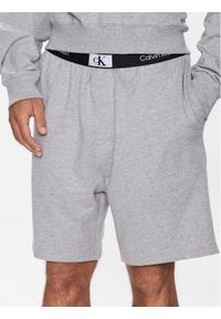 Calvin Klein Underwear Szorty piżamowe 000NM2417E Szary Regular Fit. Kolor: szary. Materiał: bawełna #1