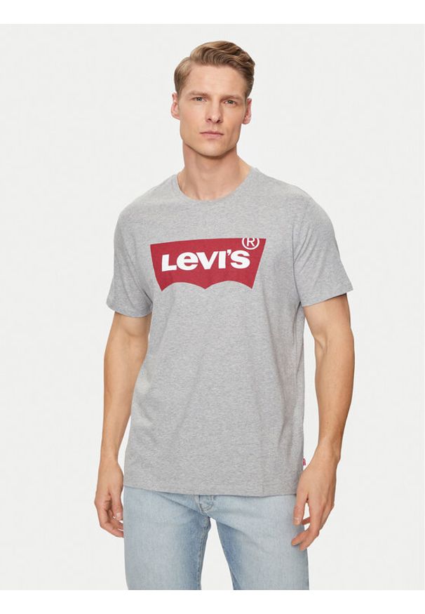 Levi's® T-Shirt Housemark Tee 17783-0138 Szary Regular Fit. Kolor: szary. Materiał: bawełna