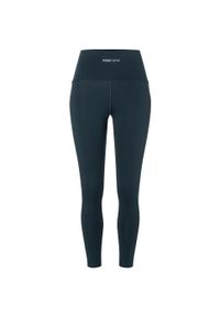 Legginsy damskie SUPER.NATURAL High Rise Tight. Kolor: niebieski. Sport: turystyka piesza