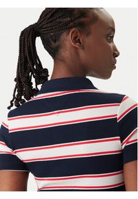 Tommy Jeans Polo DW0DW22327 Granatowy Slim Fit. Typ kołnierza: polo. Kolor: niebieski. Materiał: bawełna #4