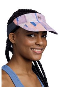 Buff daszek kolor fioletowy wzorzysta. Kolor: fioletowy. Materiał: włókno, materiał #4