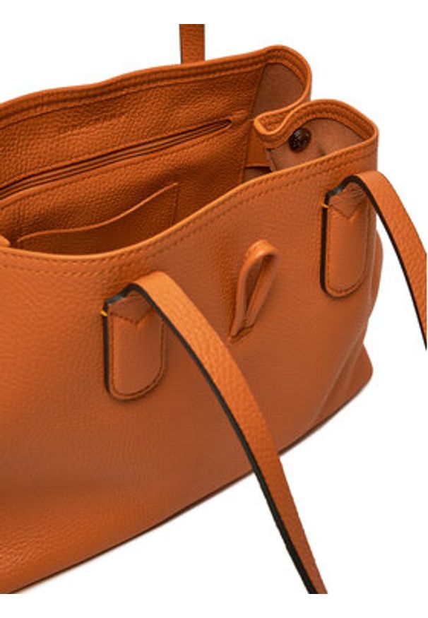 Longchamp Torebka 10183 Pomarańczowy. Kolor: pomarańczowy. Materiał: skórzane