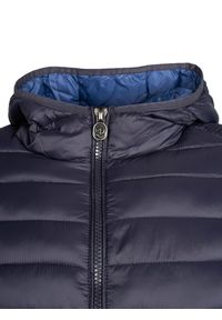 Invicta Kurtka "Down Jacket" | 4431449 | Mężczyzna | Granatowy. Okazja: na co dzień. Typ kołnierza: kaptur. Kolor: niebieski. Materiał: poliamid. Wzór: aplikacja. Styl: casual #2