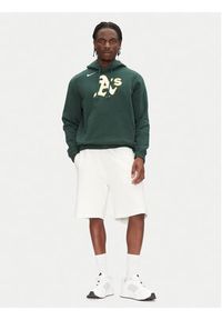 Nike Bluza NKDK-3EY-FZ-CKX Zielony Regular Fit. Kolor: zielony. Materiał: bawełna #4