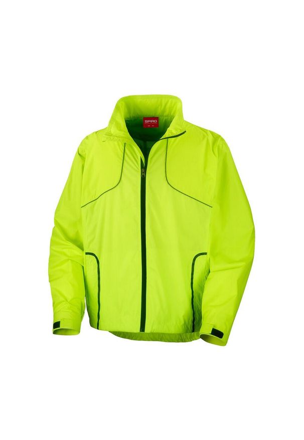 SPIRO - Kurtka Kolarska Unisex Dla Dorosłych. Kolor: żółty, wielokolorowy, zielony. Sport: kolarstwo