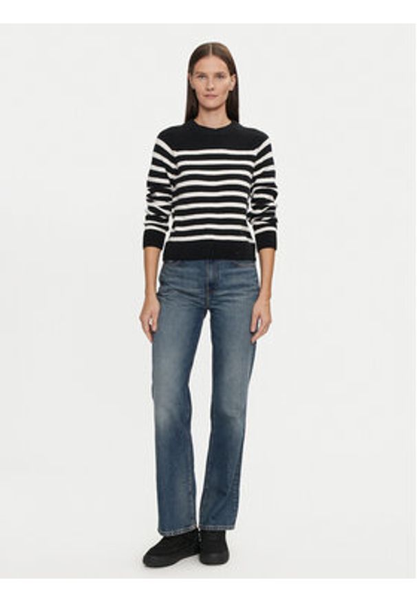 GAP - Gap Sweter 483675-03 Czarny Regular Fit. Kolor: czarny. Materiał: bawełna