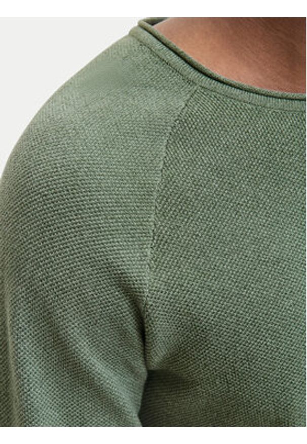 Jack & Jones Sweter Hill 12157321 Zielony Regular Fit. Kolor: zielony. Materiał: bawełna