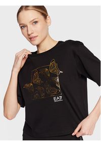 EA7 Emporio Armani T-Shirt 3RTT31 TJKSZ 1200 Czarny Regular Fit. Kolor: czarny. Materiał: bawełna #5