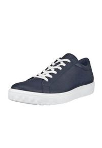 ecco - Buty do chodzenia męskie Ecco Soft 60. Kolor: niebieski. Materiał: skóra. Szerokość cholewki: normalna. Sport: turystyka piesza