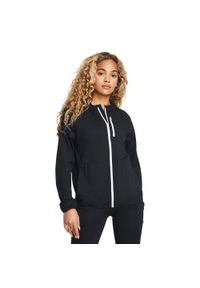 Kurtka do biegania damska Under Armour Phantom Windbreaker. Kolor: czarny. Sport: bieganie #1