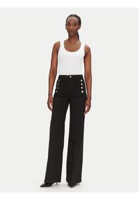 ViCOLO Jeansy DD5144 Czarny Wide Leg. Kolor: czarny