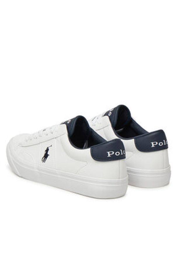 Polo Ralph Lauren Sneakersy Ryley RL02447103 Biały. Kolor: biały. Materiał: skóra